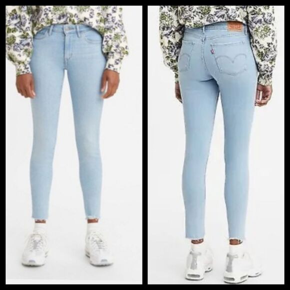 Levi's 711 Mid-Rise Skinny Jeans Size 16/33 x 30 NWT - Picture 1 of 5